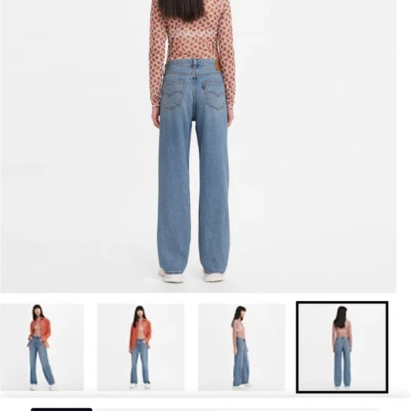 Levi’s loose straight 90s style jeans size 29 - Picture 2 of 5